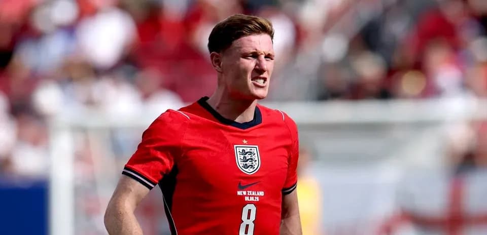 Jugador de Inglaterra en acción durante un partido