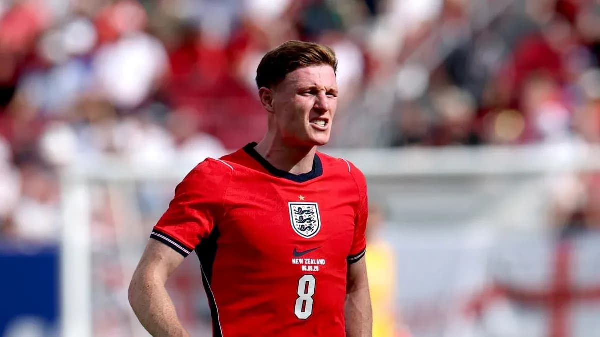 Jugador de Inglaterra en acción durante un partido