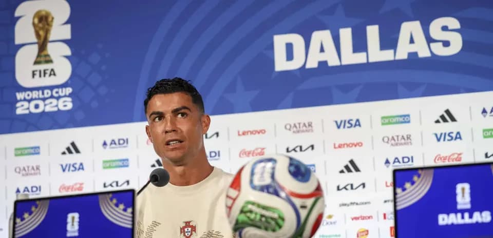 Cristiano Ronaldo en conferencia de prensa