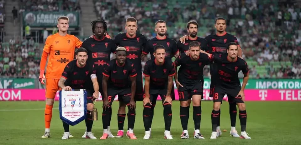 Equipo de Gornik Zabrze en el partido