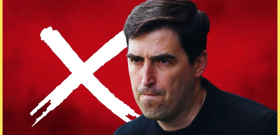 Entrenador en primer plano con fondo rojo y cruz blanca