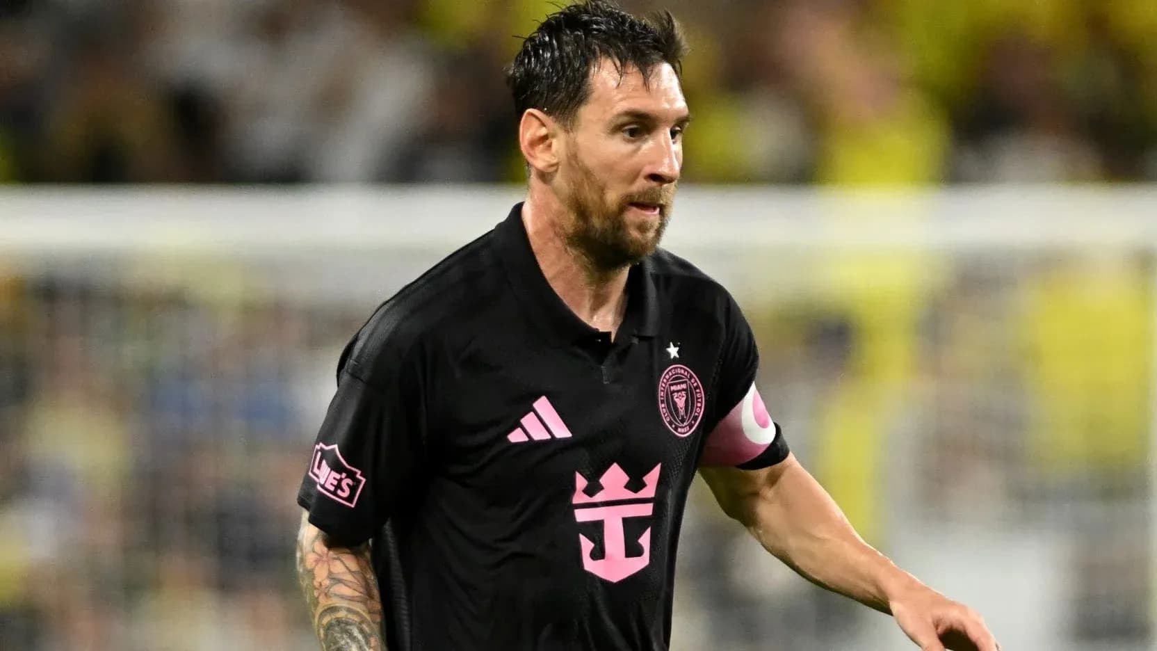 Jugador de Inter Miami en acción durante el partido