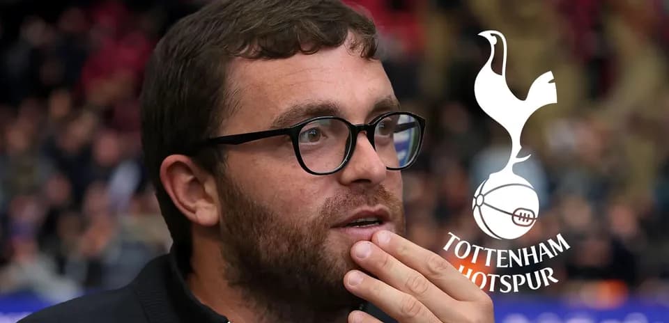 Hombre pensativo en partido de Tottenham Hotspur
