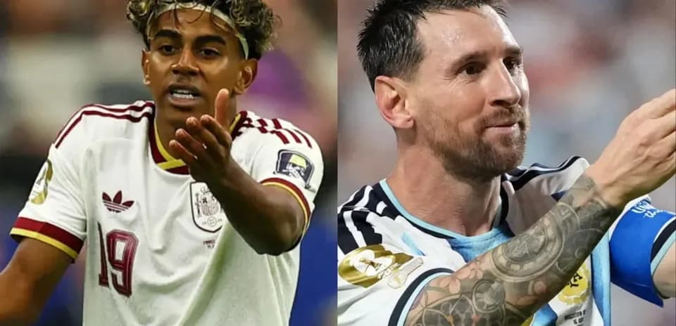 Jugadores de España y Argentina en el Mundial