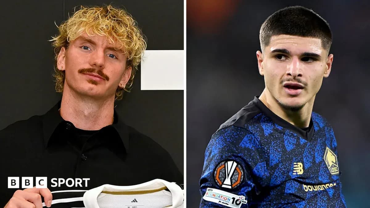 Dos jugadores de fútbol en diferentes contextos