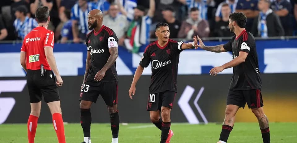 Sevilla FC in action during a match.