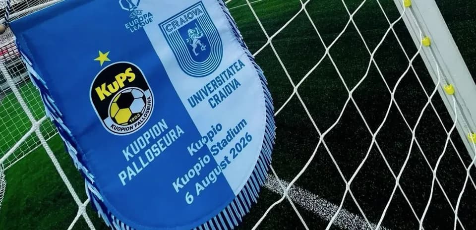 Bandera del partido Universitatea Craiova vs KuPS