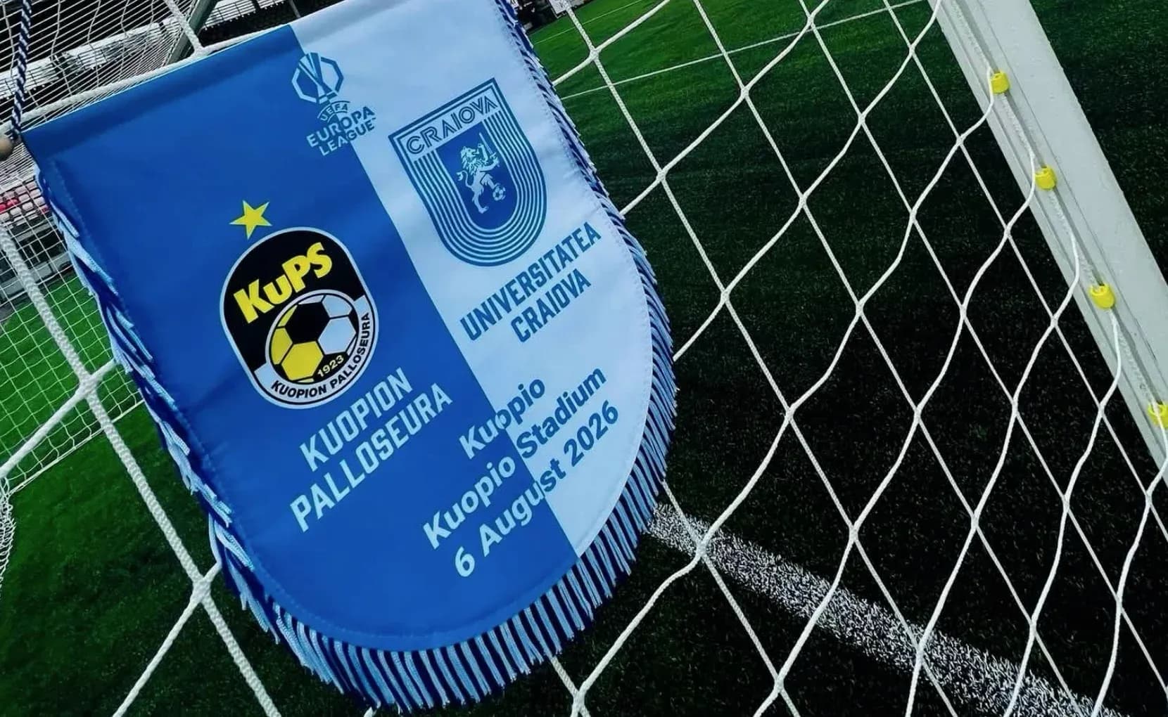 Bandera del partido Universitatea Craiova vs KuPS