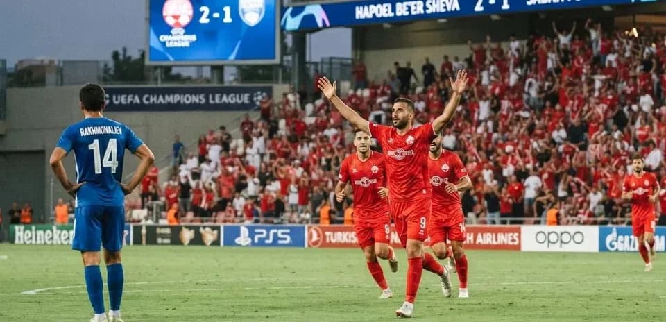 Gol de Hapoel Beer Sheva en la Champions League