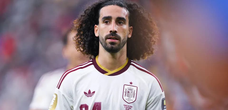 Jugador de España en uniforme durante el partido