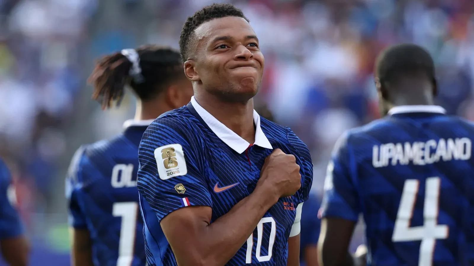 Kylian Mbappé celebrando en el Mundial 2026