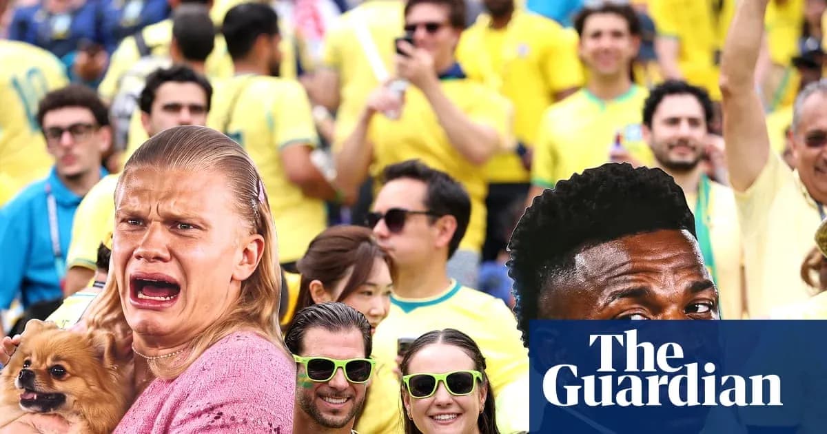 A fan with a dog reacts among cheering crowd