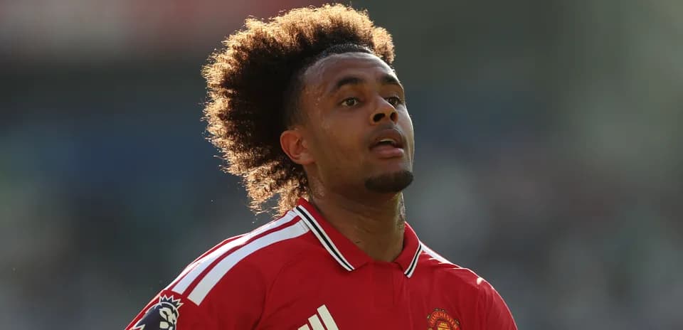 Jugador de Manchester United en acción durante el partido