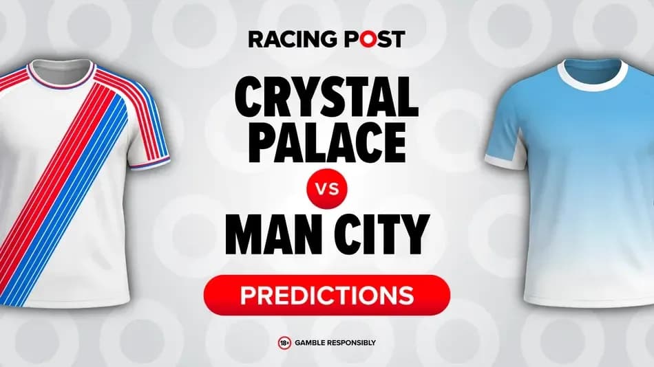 Camisetas de Crystal Palace y Man City para predicciones