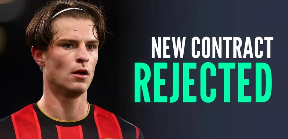 Jugador de AFC Bournemouth con contrato rechazado