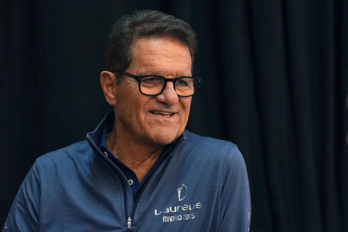 Hombre sonriendo durante un evento de Laureus