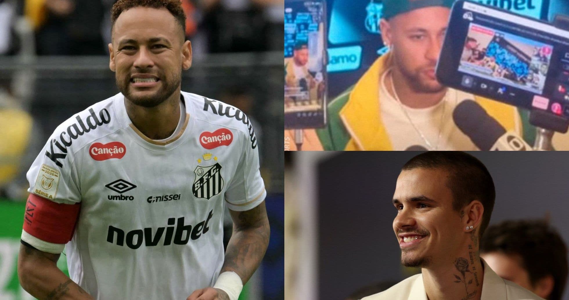 Neymar en partido, conferencia y evento social