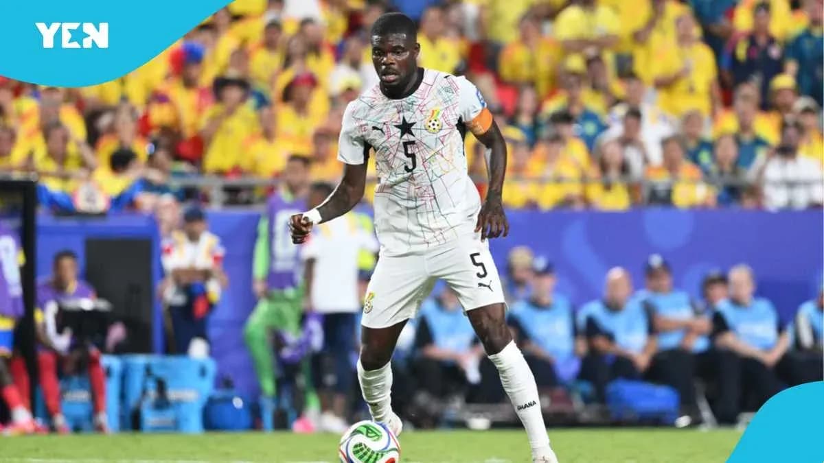 Jugador de Ghana en acción durante un partido