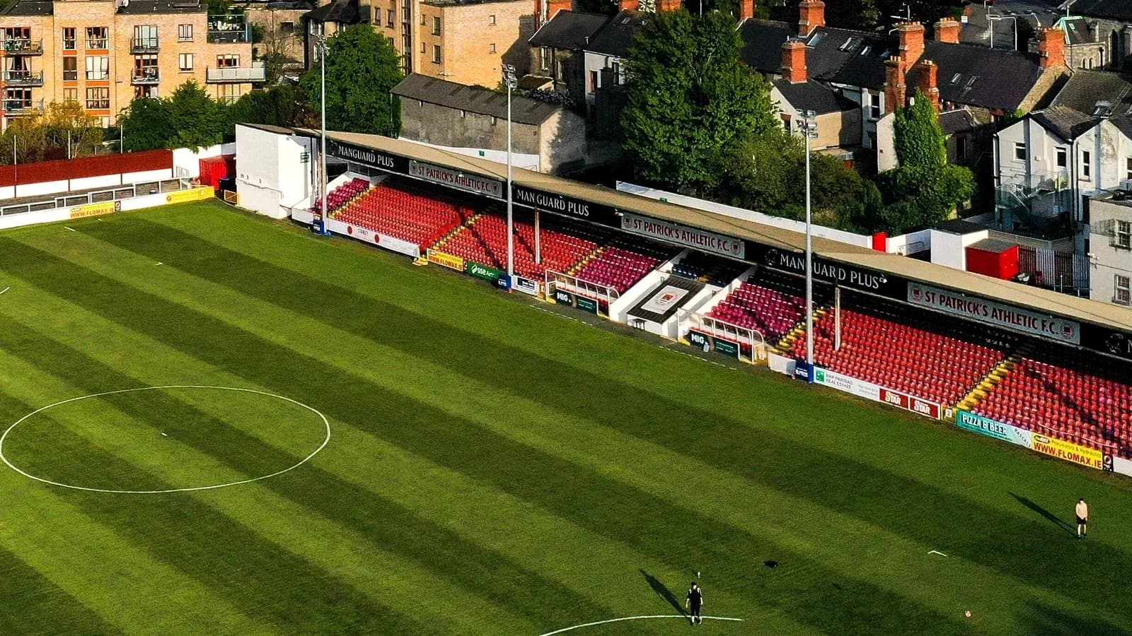 Vista del estadio de St Patrick's Athletic F.C.