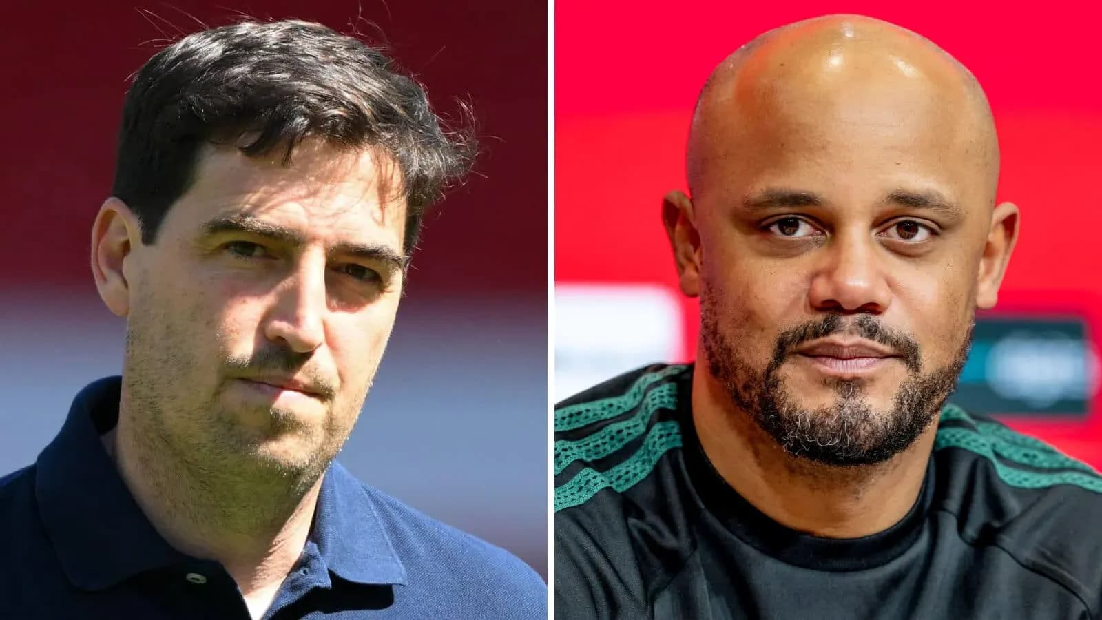 Dos entrenadores posando para la cámara