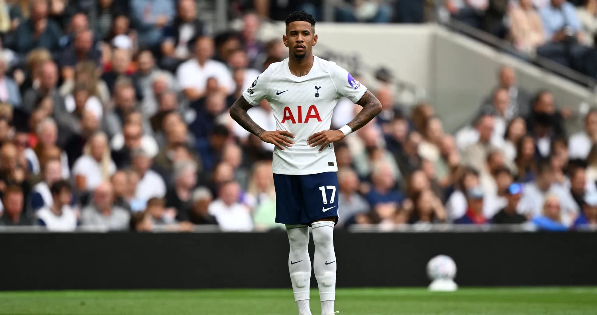 Jugador de Tottenham en el partido contra Everton