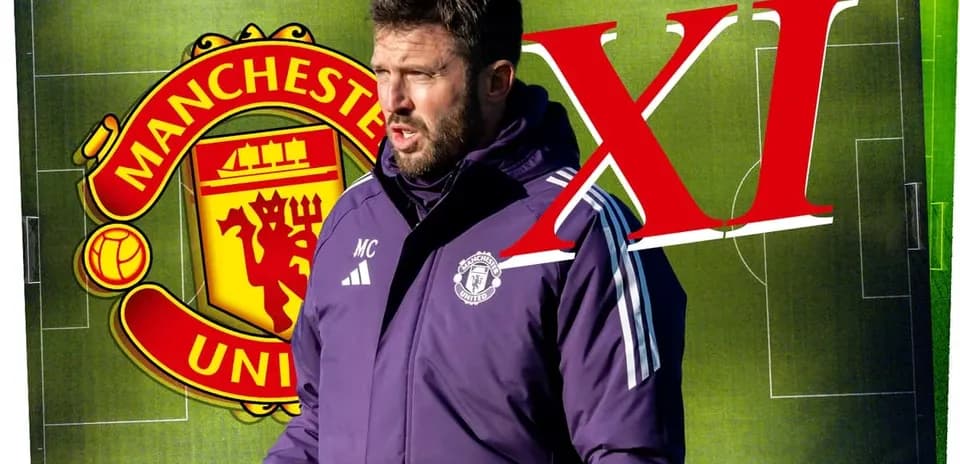Entrenador de Manchester United en sesión de entrenamiento