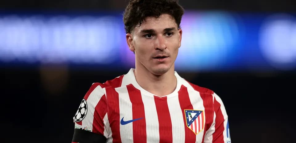 Jugador de Atlético de Madrid en el campo
