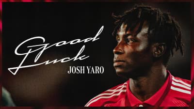Josh Yaro wishing good luck message