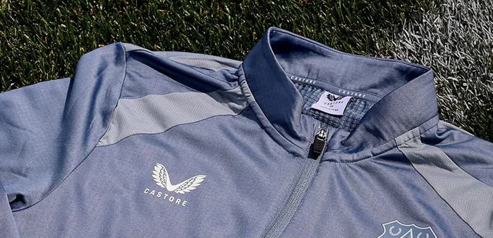 Chaqueta gris de entrenamiento de Everton FC