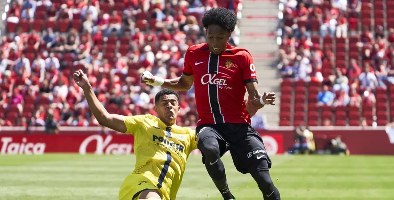 Jugador de Mallorca contra Villarreal en La Liga