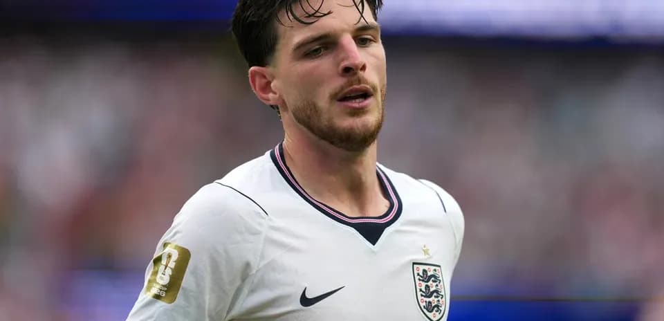 Jugador de Inglaterra en el campo durante partido