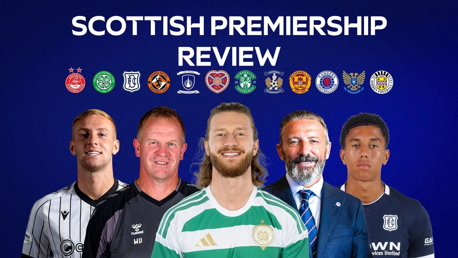 Jugadores y entrenadores de la Premiership escocesa en revisión