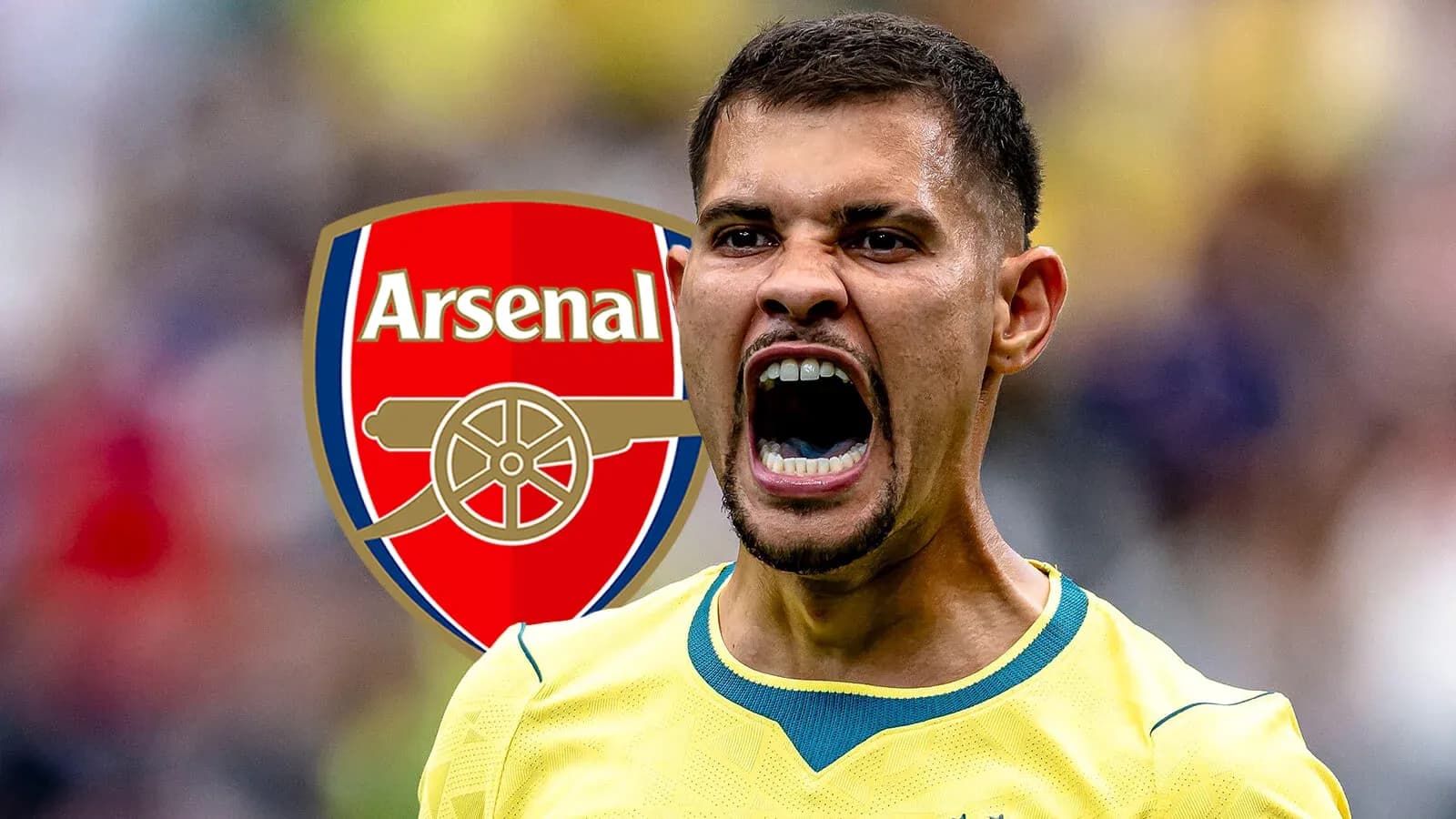Jugador de Arsenal celebrando con entusiasmo
