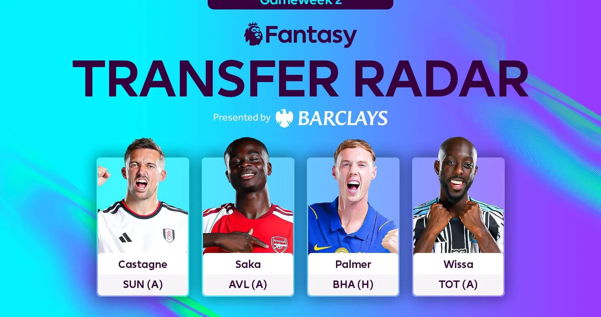Jugadores destacados para la semana 2 de Fantasy Premier League