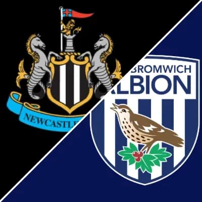 Logos de Newcastle y West Bromwich Albion