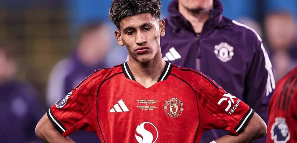 Jugador de Manchester United en la final de la FA Youth Cup