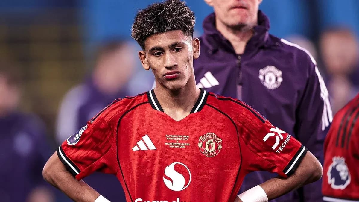 Jugador de Manchester United en la final de la FA Youth Cup