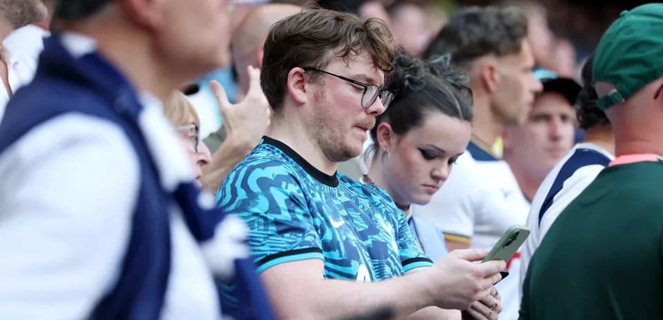 A crowd of fans watching a sports event