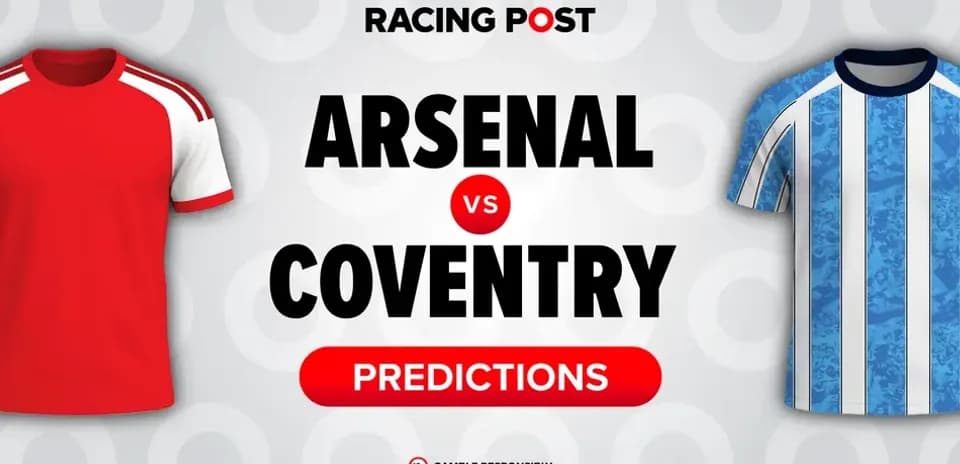 Camisetas de Arsenal y Coventry con predicciones
