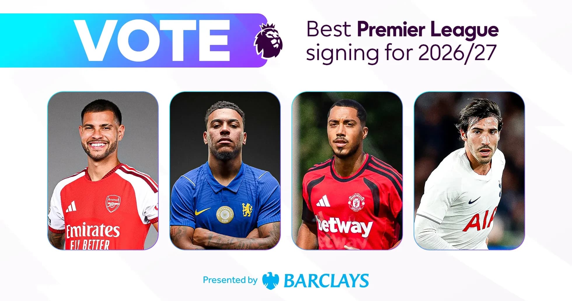 Cuatro jugadores nominados para mejor fichaje Premier League