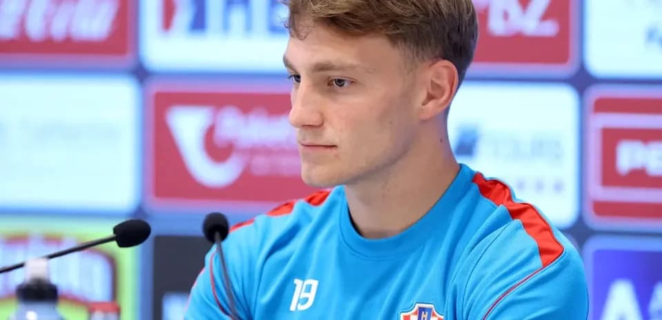 Jugador croata en conferencia de prensa