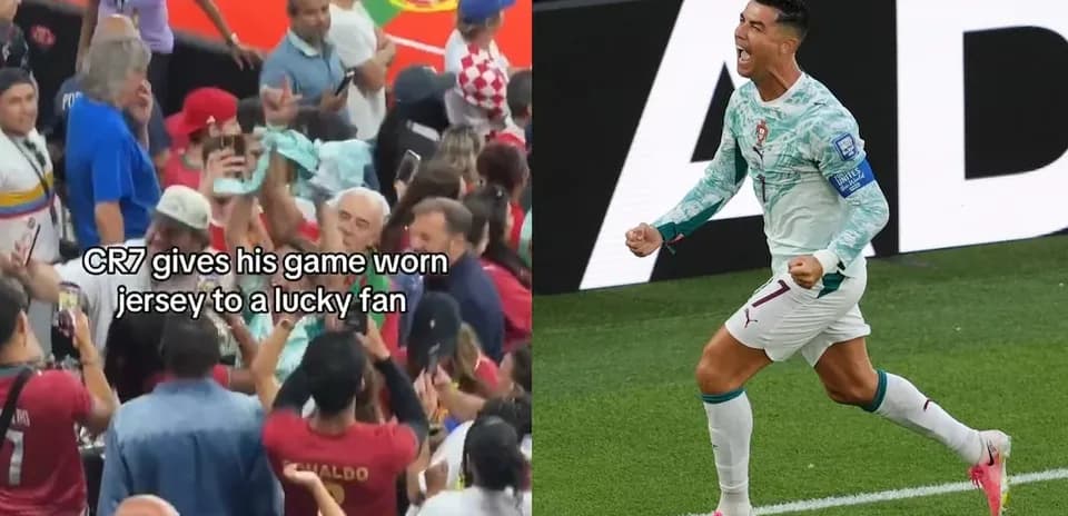 Cristiano Ronaldo celebrando un gol durante el partido