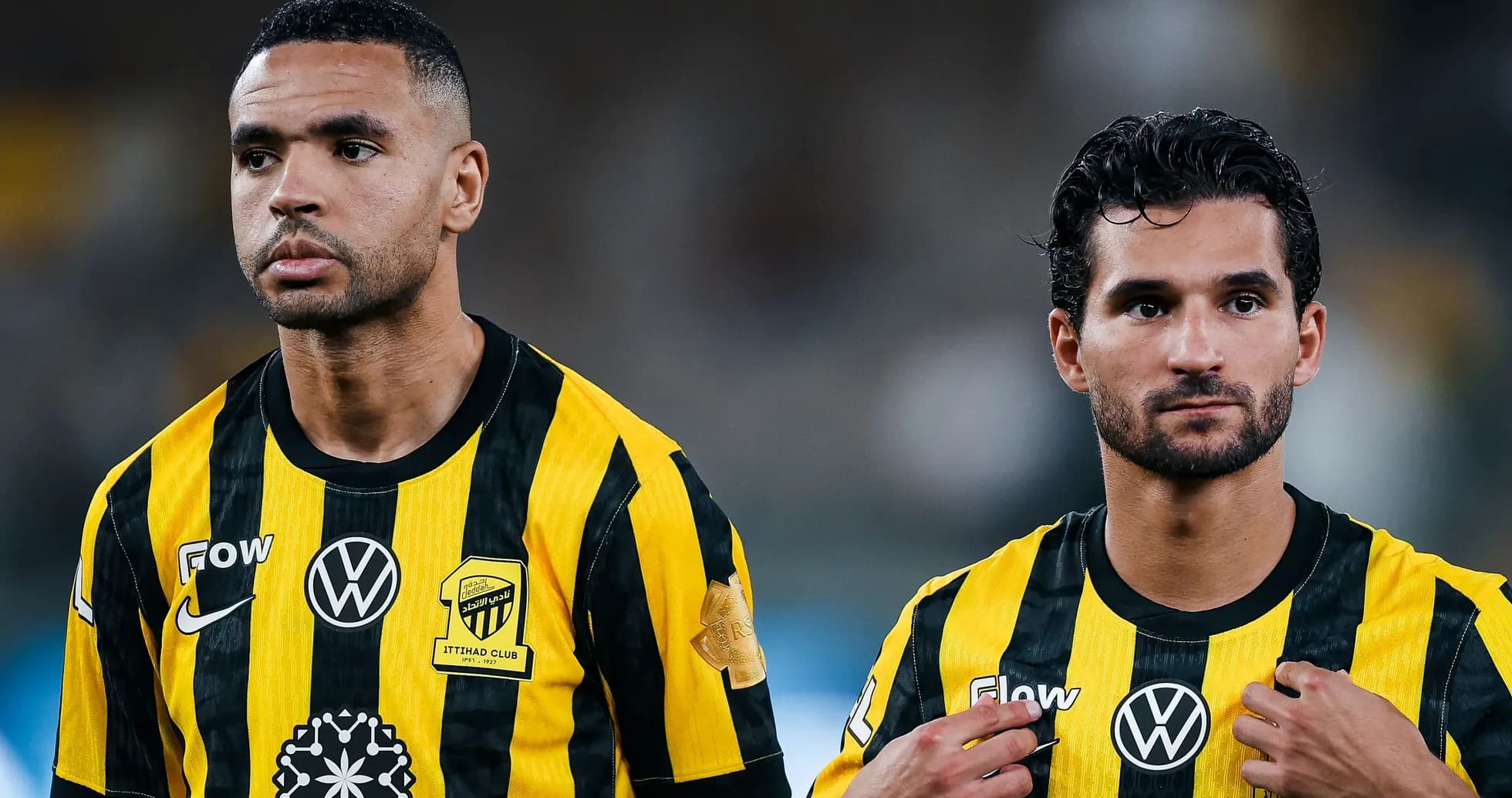 Jugadores del equipo Itihad en el campo