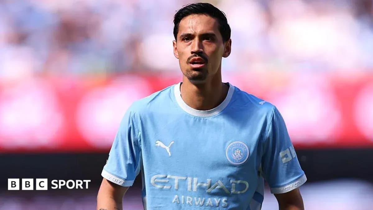 Jugador de Manchester City en el campo de juego
