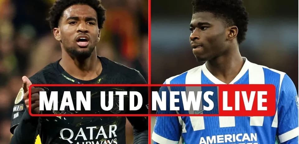 Jugadores de fútbol en acción con titulares de noticias
