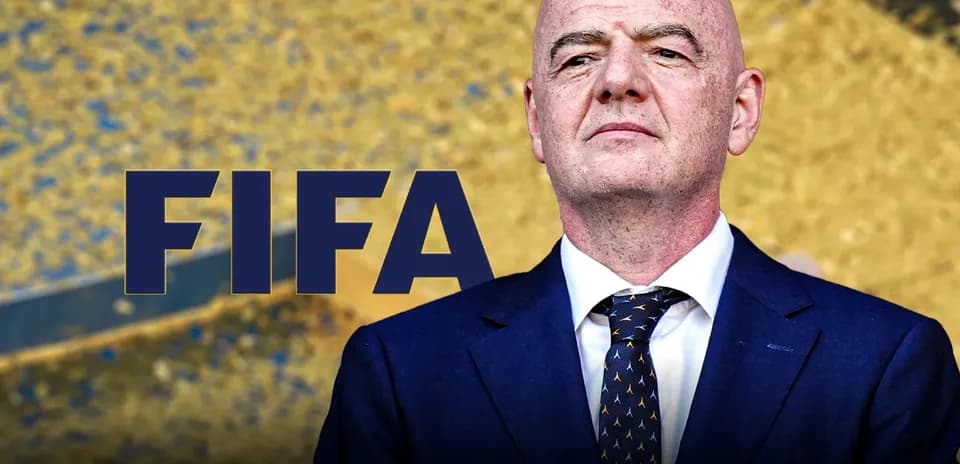 Gianni Infantino en conferencia de prensa de FIFA