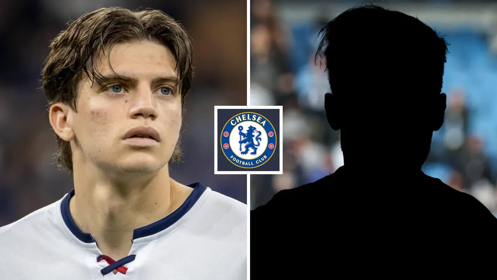 Jugador de Chelsea con fondo en blanco y negro