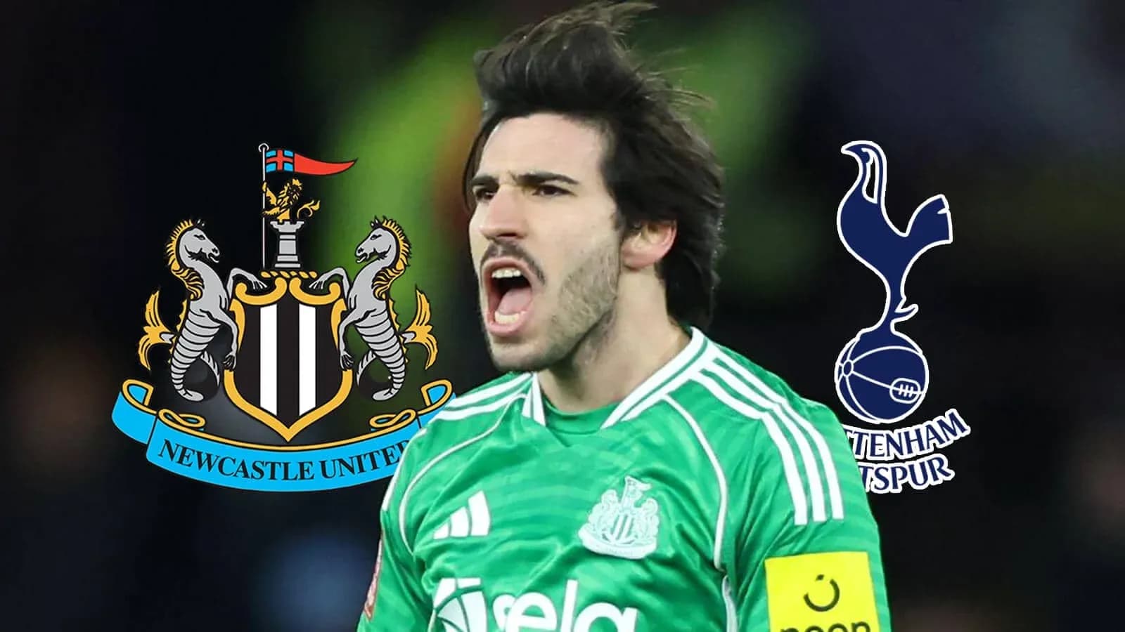 Portero de Newcastle United celebrando un momento