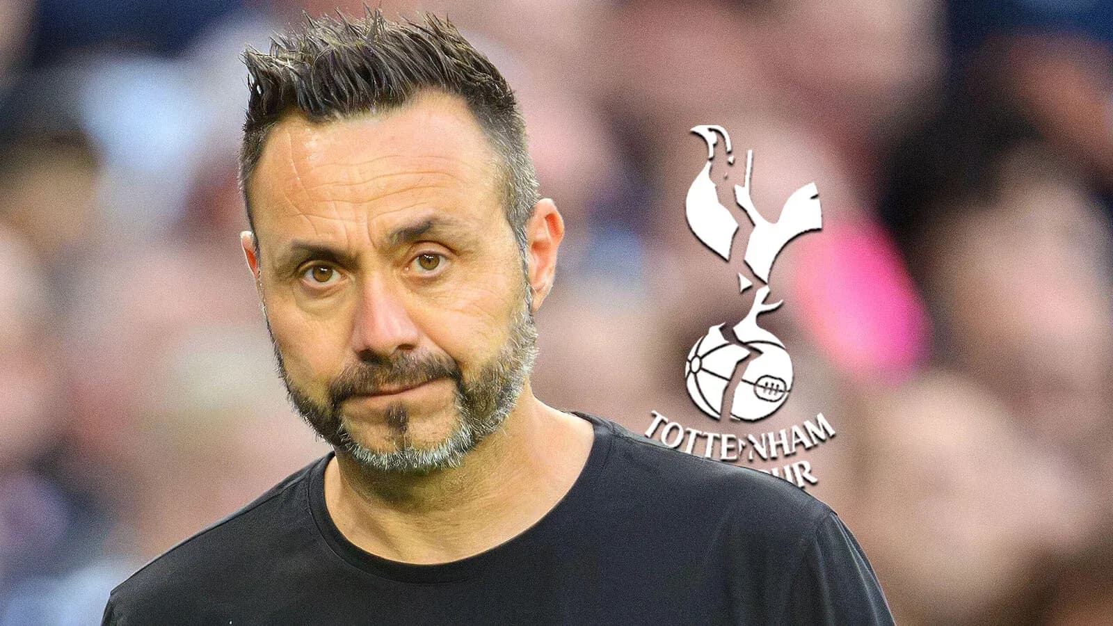 Entrenador de Tottenham Hotspur en el banquillo