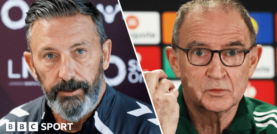 Dos entrenadores en conferencias de prensa